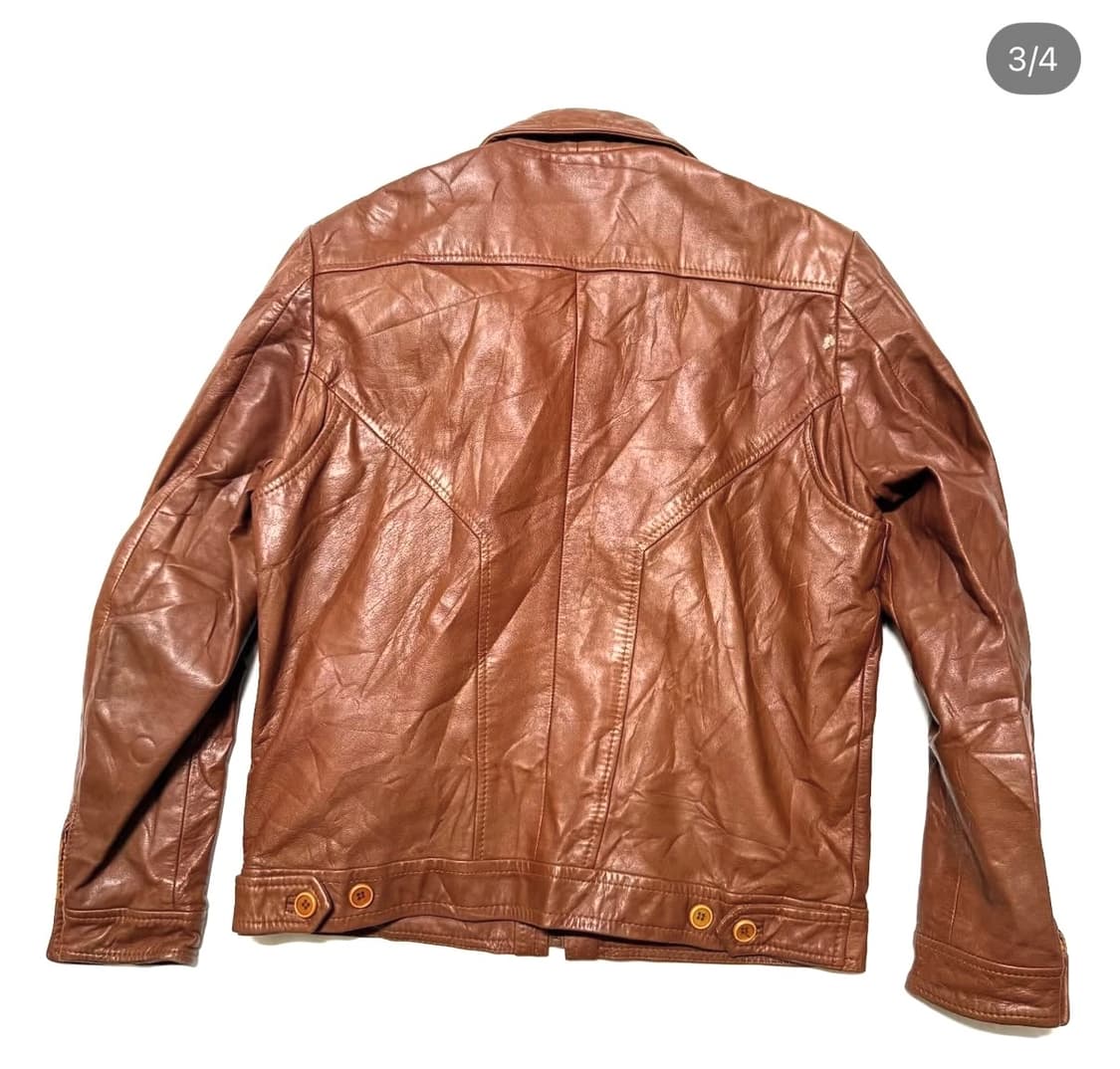 70s 레더 자켓 상품이미지3