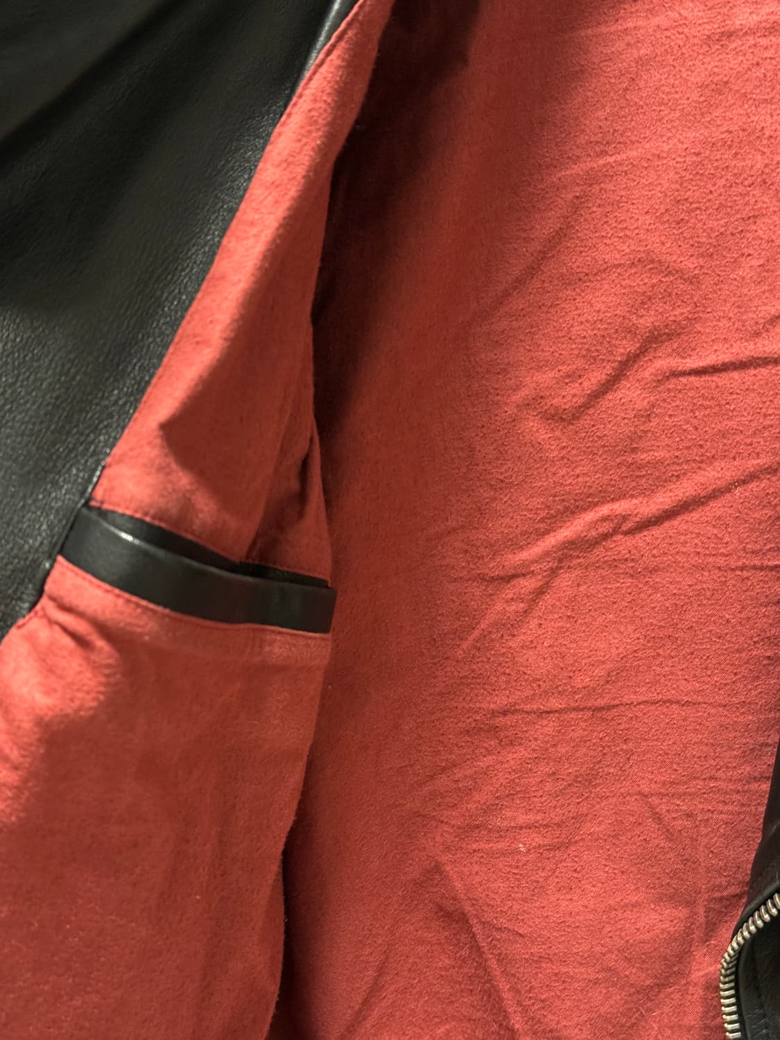 올세인츠 드렌 레더 바이커 자켓  (사이즈 L - 105) 상품이미지7