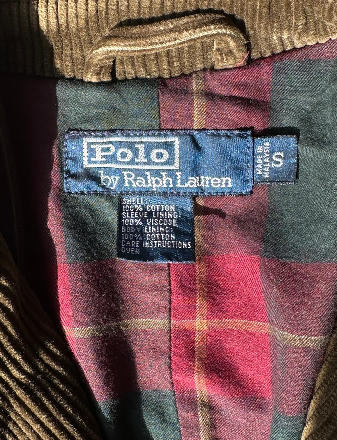 폴로 코듀로이 헌팅자켓 100-105 상품이미지9