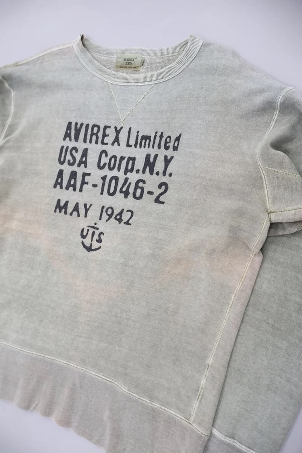 AVIREX AAF Military Print Sweatshirt 상품이미지3