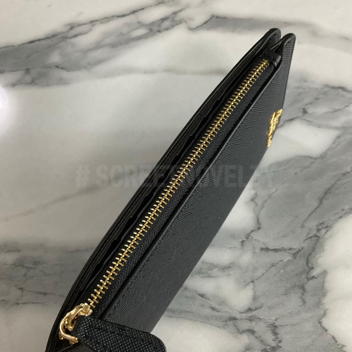 프라다 사피아노 카드지갑 동전지갑 블랙 풀박스 상품이미지5