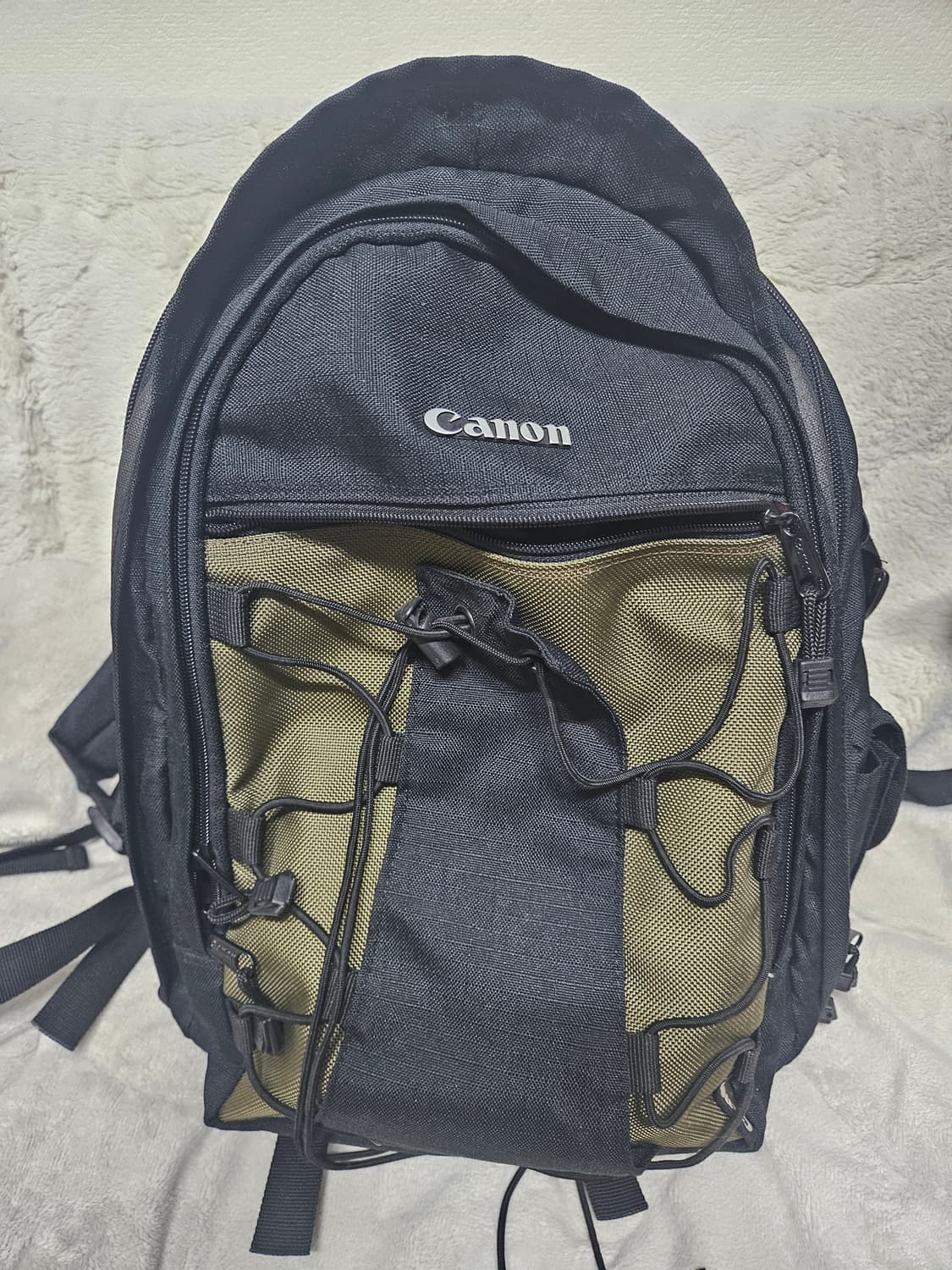 캐논 카메라 백팩 블랙/카키 상품이미지1