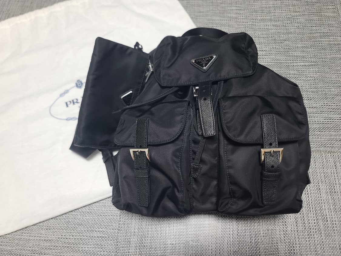 프라다 리나일론 투포켓 백팩 1bz811 미디움 백팩 상품이미지1