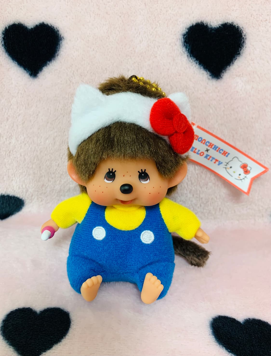 몬치치 헬로키티 콜라보 인형 키링 상품이미지2