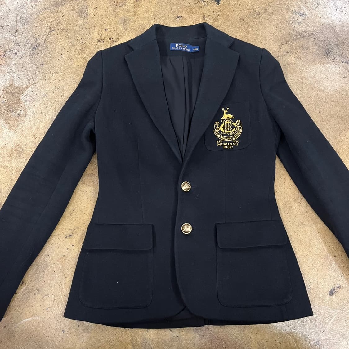 [정품/4] 폴로 랄프로렌 네이비 블레이저 금장 b16 상품이미지3