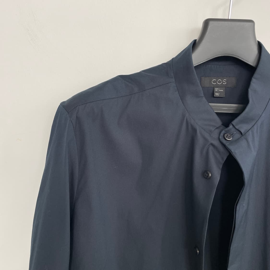 코스 차이나넥 히든 버튼 7부 셔츠 상품이미지2