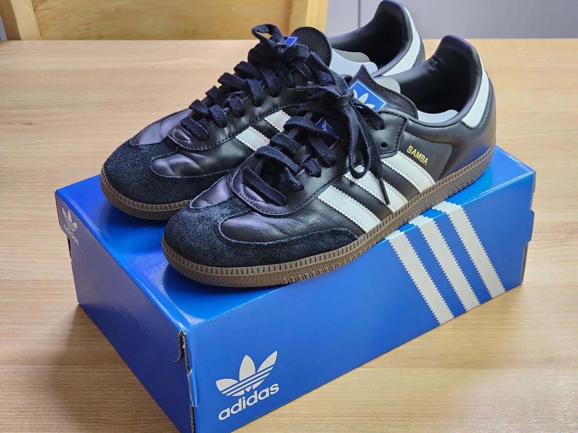 아디다스 삼바 OG 블랙 화이트 275 상품이미지3