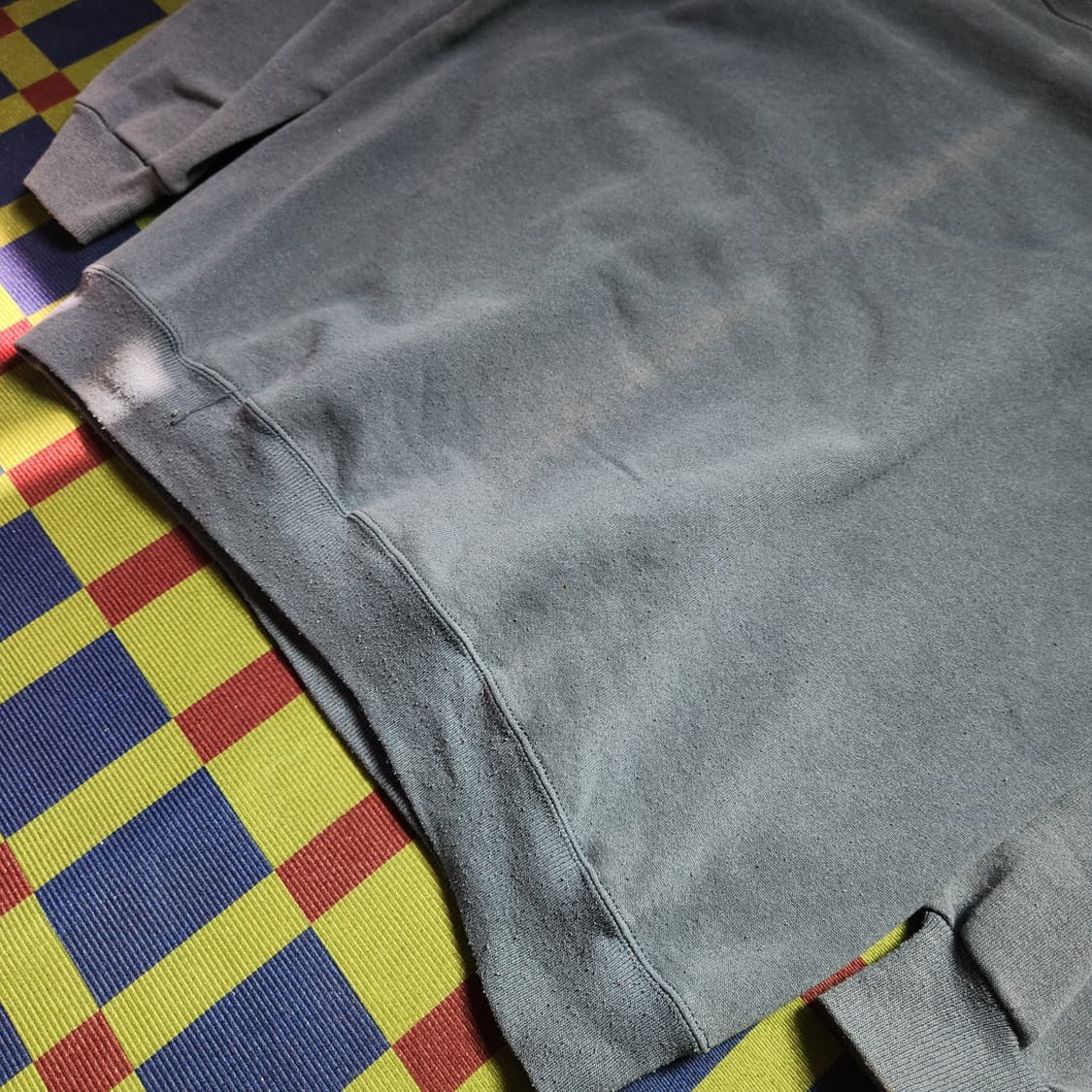 90s 헤인즈 미키마우스 래글런 스웻셔츠(USAmade) 상품이미지6