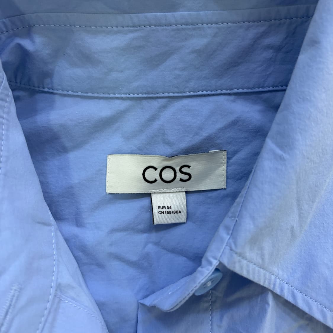 COS 34 오버 코튼 셔츠 0527D 상품이미지3