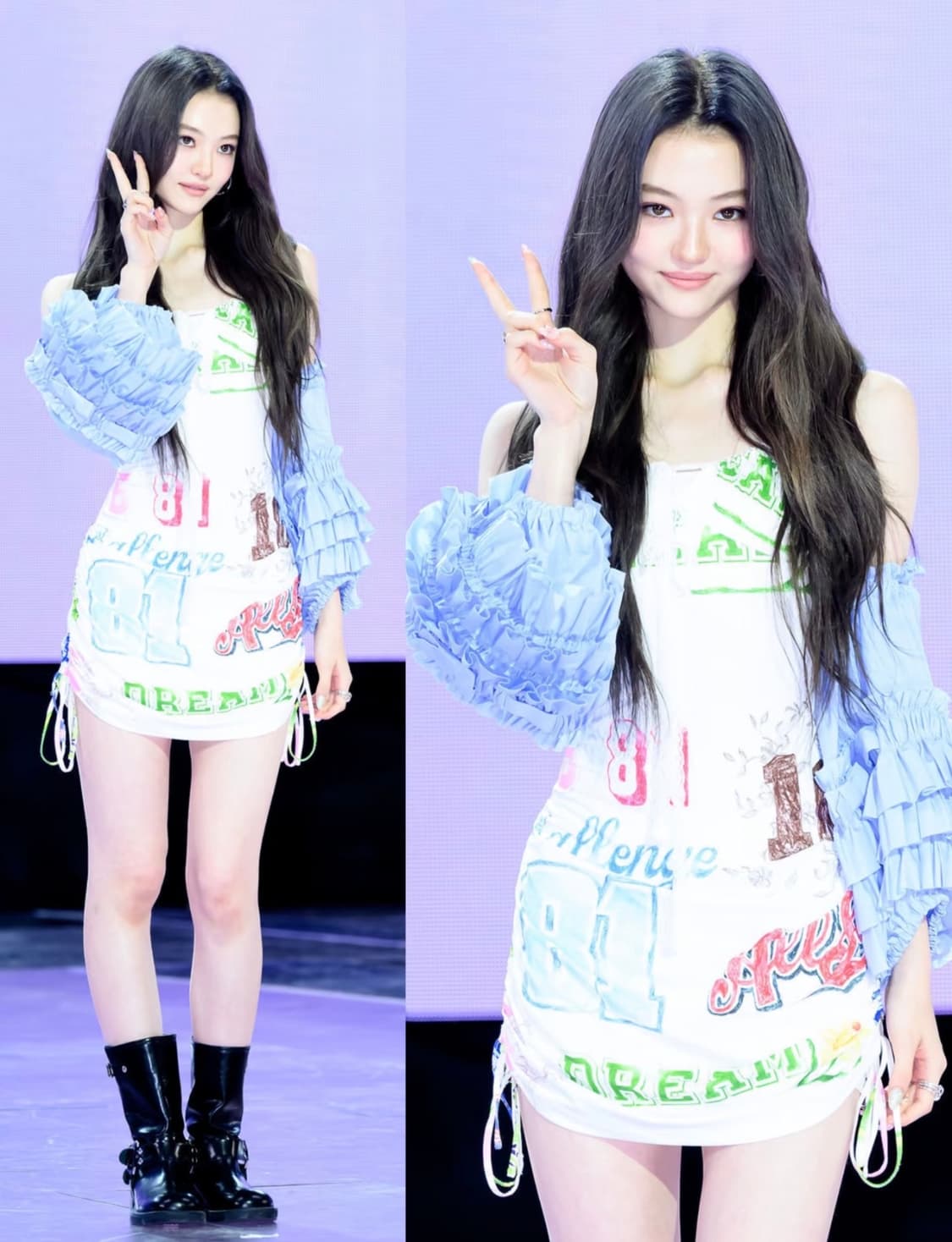 NEW 꼼데가르송 걸 프릴 리본 토시 F 상품이미지10