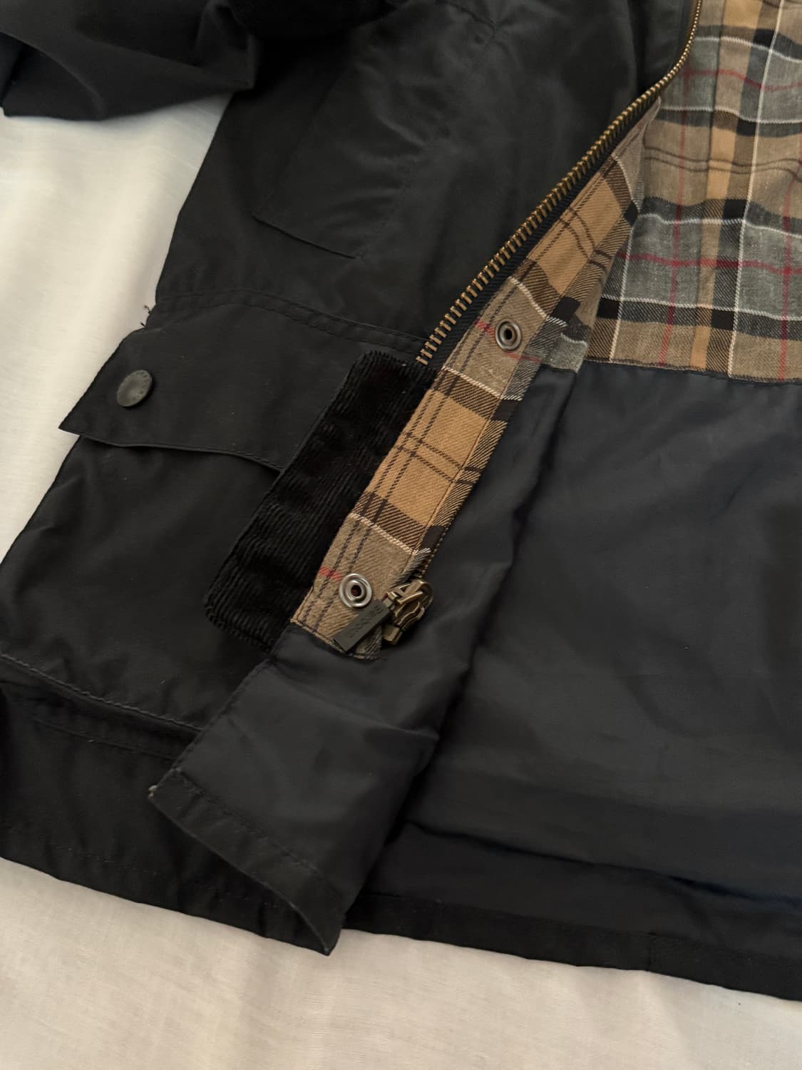 바버 왁스자켓 블랙 상품이미지4