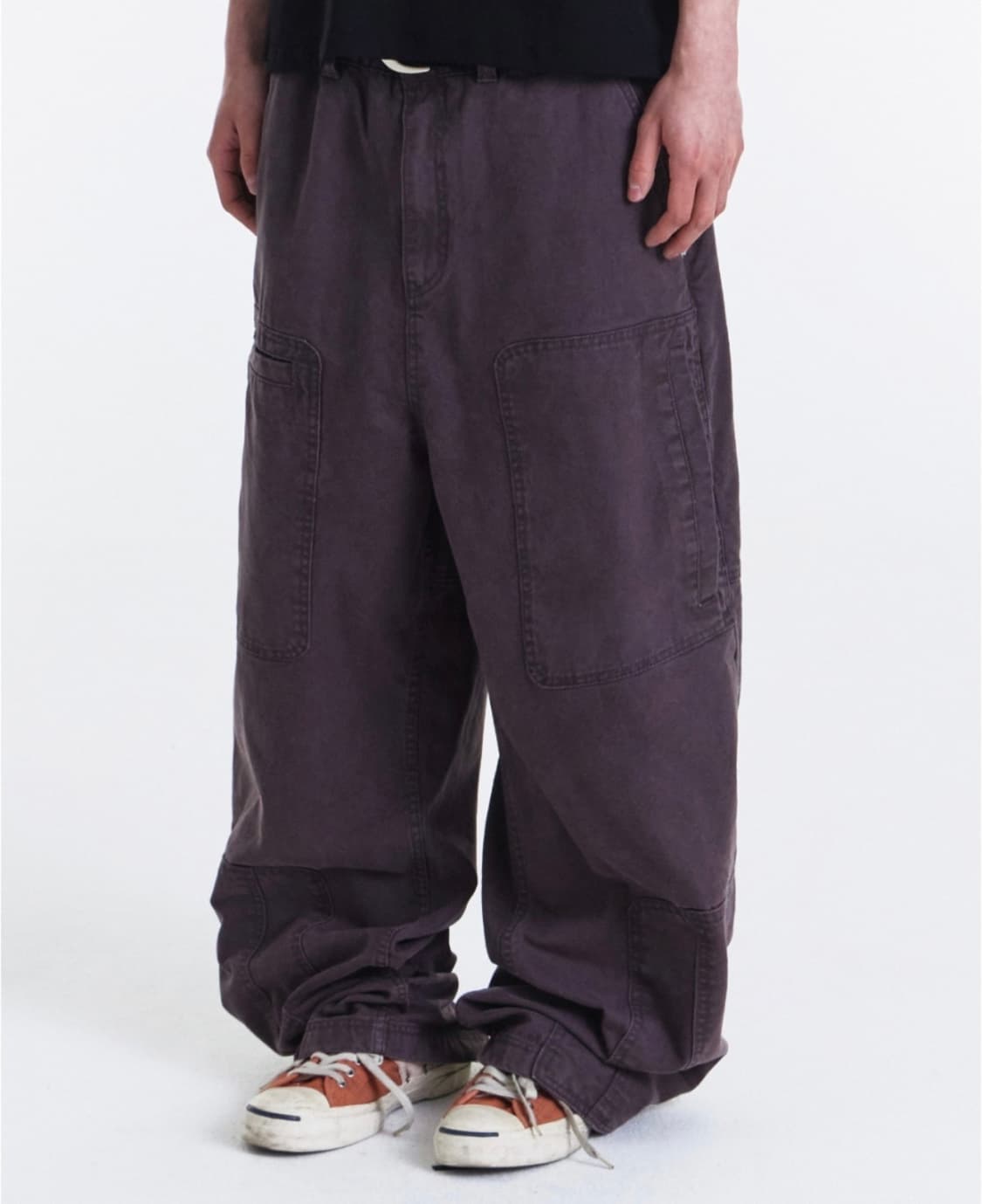 (새상품) 기철 Asym Vintage Cargo Pants 퍼플 S 상품이미지3