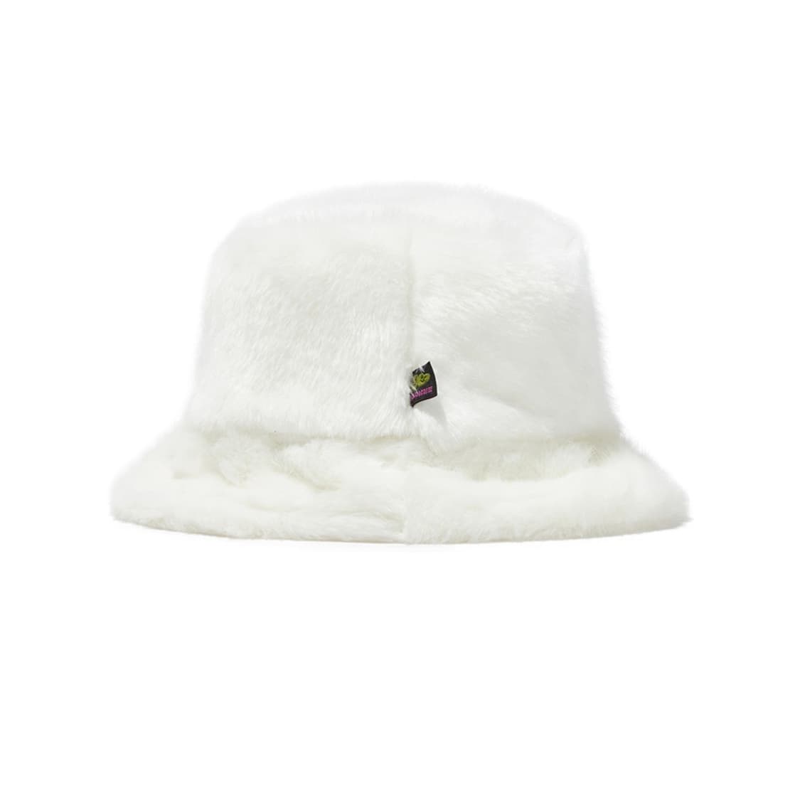 [새상품] 유희 퍼 버킷햇 화이트 상품이미지2