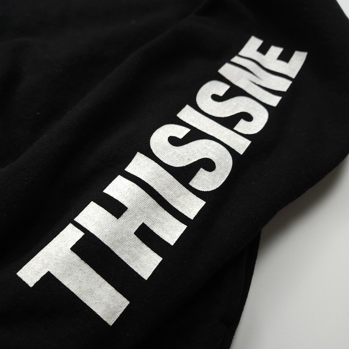 디스이즈네버댓 스펠아웃 헤비 코튼 쿼터집업 스웻 셔츠 (L) 상품이미지3