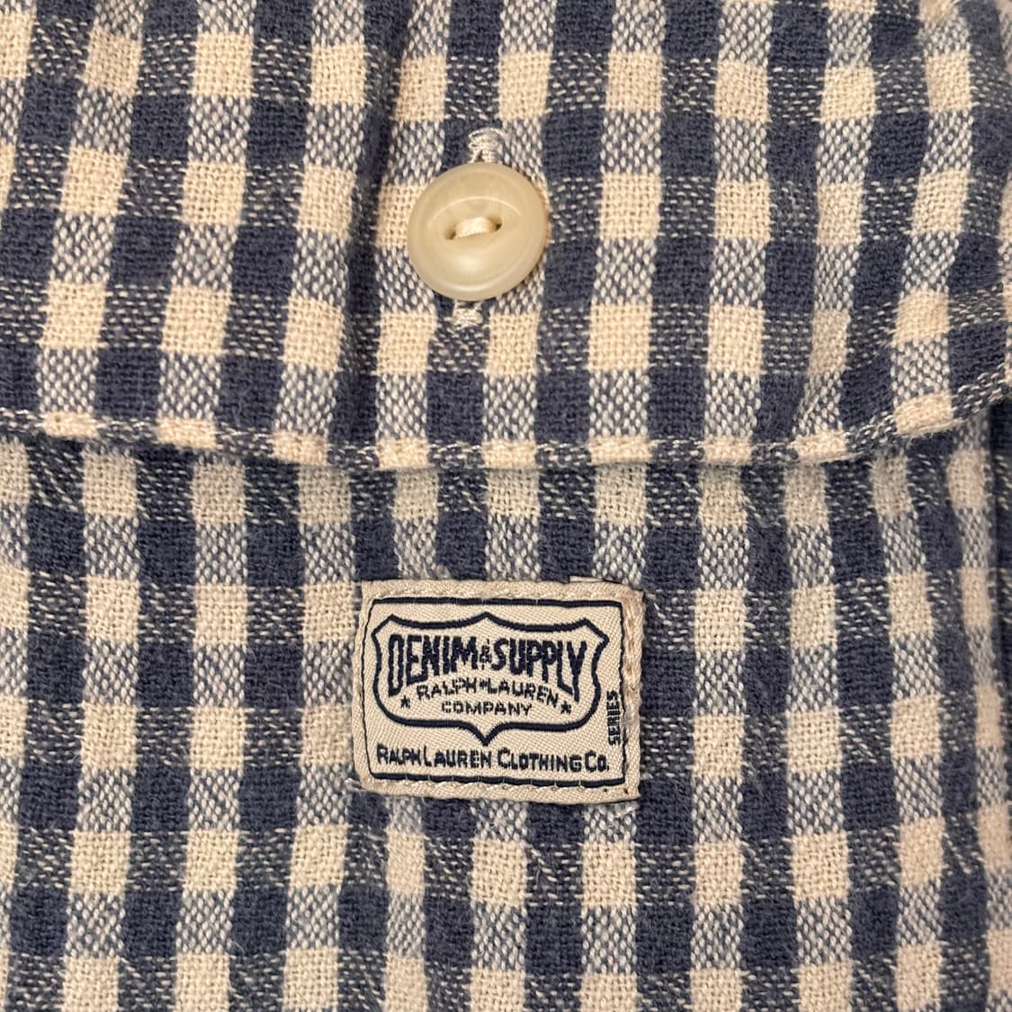 랄프로렌 데님앤서플라이 슬림핏 S 깅엄 체크 셔츠 남방 폴로 상품이미지2
