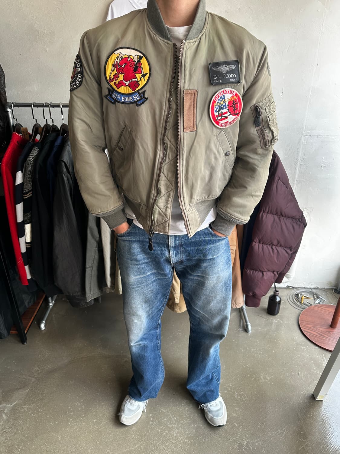 TED COMPANY 테드컴퍼니 MA-1 Flight Jacket 상품이미지1