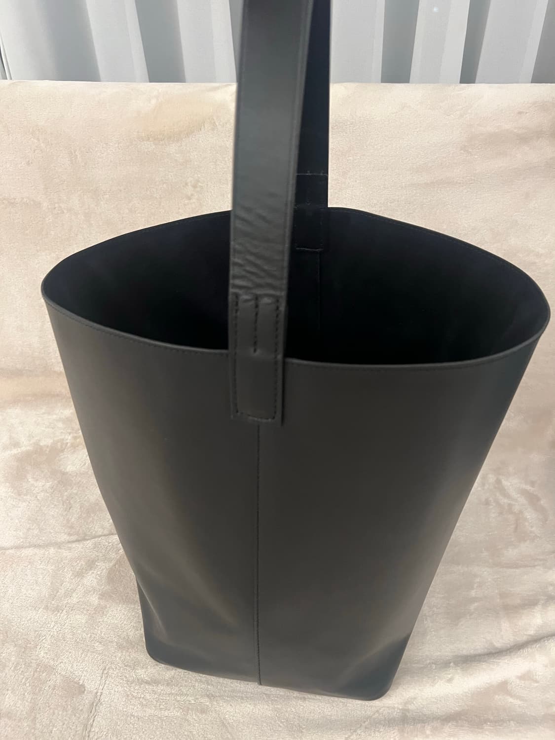 auralee  LEATHER TOTE  (black) 상품이미지5