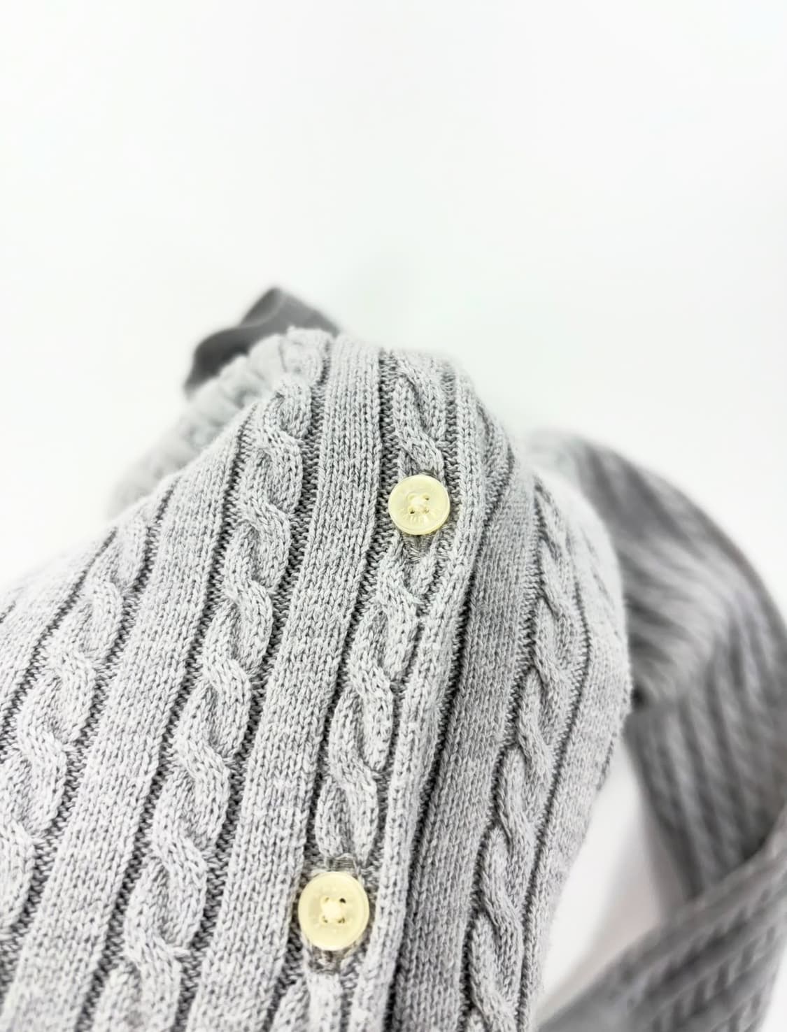 폴로 랄프로렌 여성 케이블 니트 가디건 상품이미지3