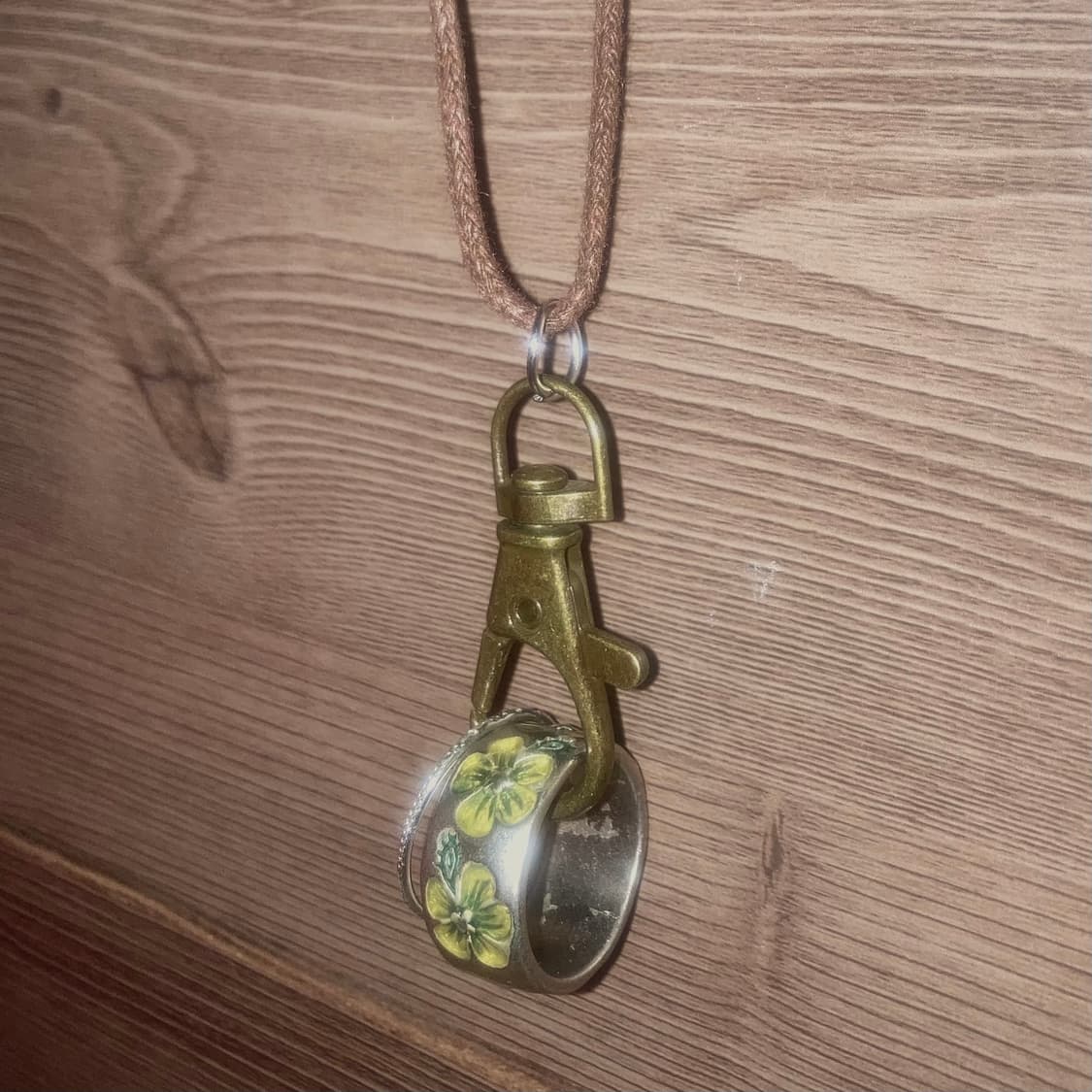 Vintage floral ring necklace 상품이미지4