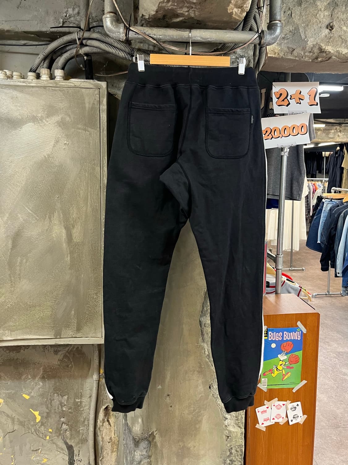 디스이즈네버댓 기모 스웻 조거 팬츠 블랙 S #csz4114 상품이미지2