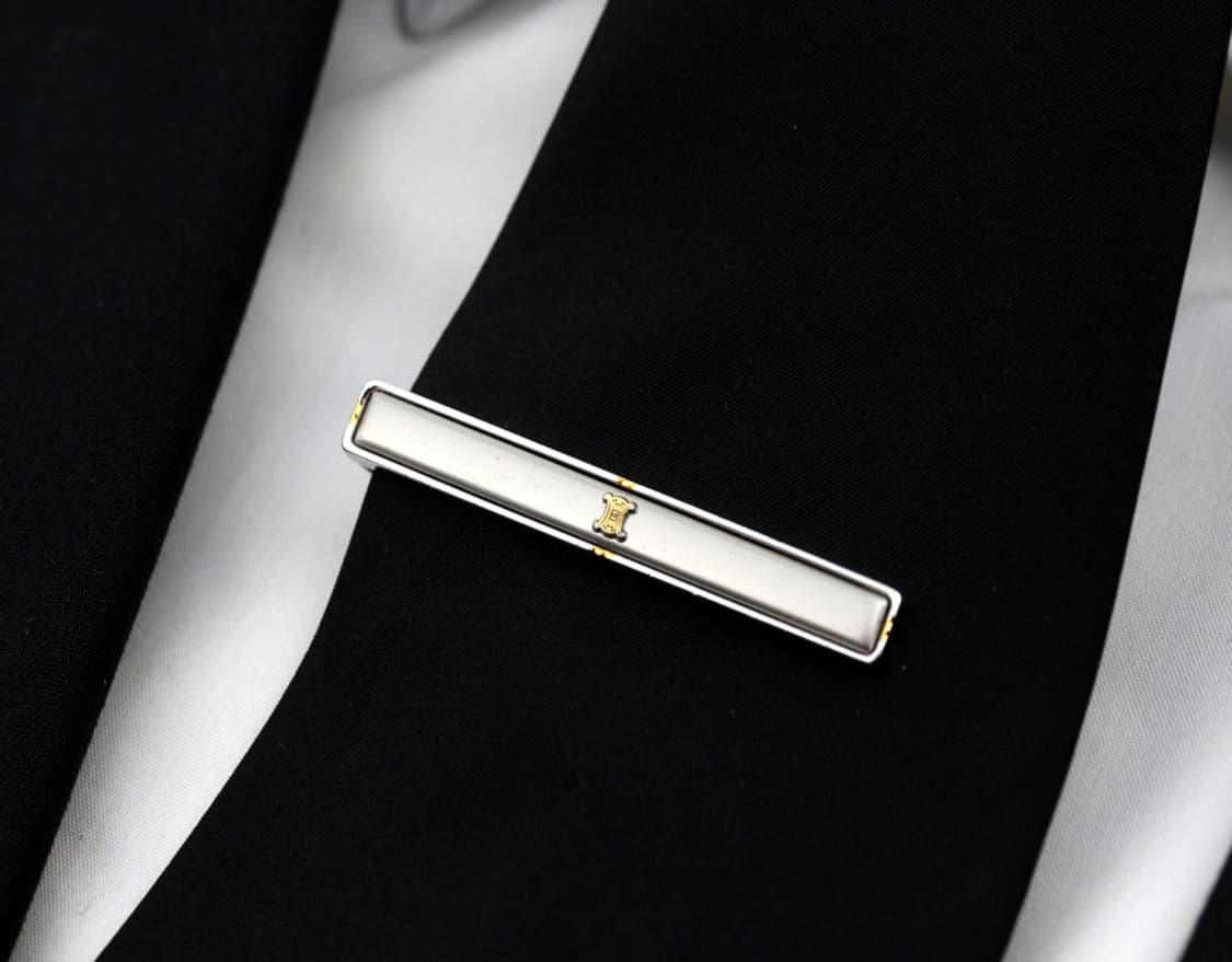 셀린느 A등급 5cm 실버925 명품 넥타이핀 빈티지 상품이미지7