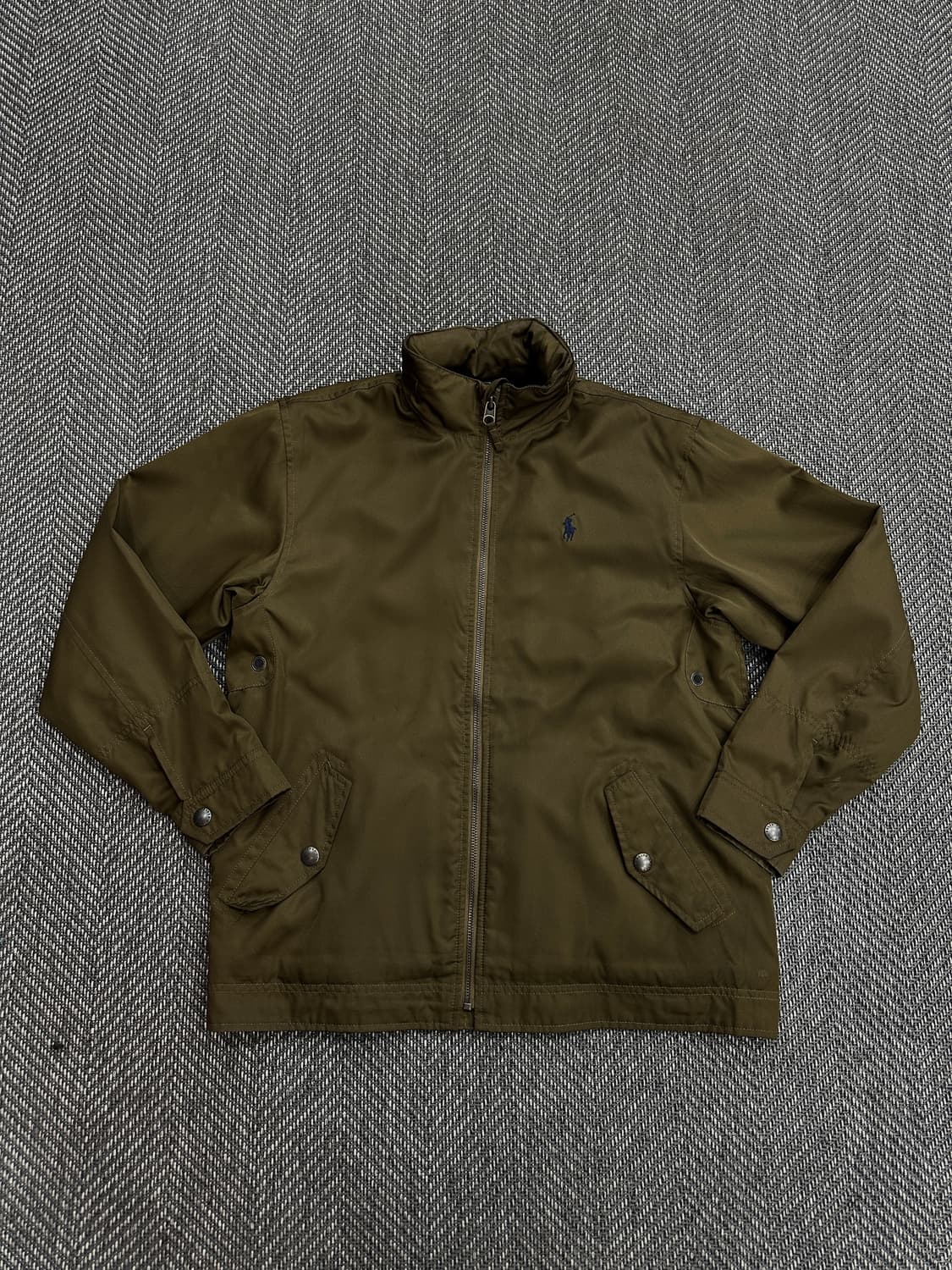 폴로 봄버 자켓 카키브라운 상품이미지1