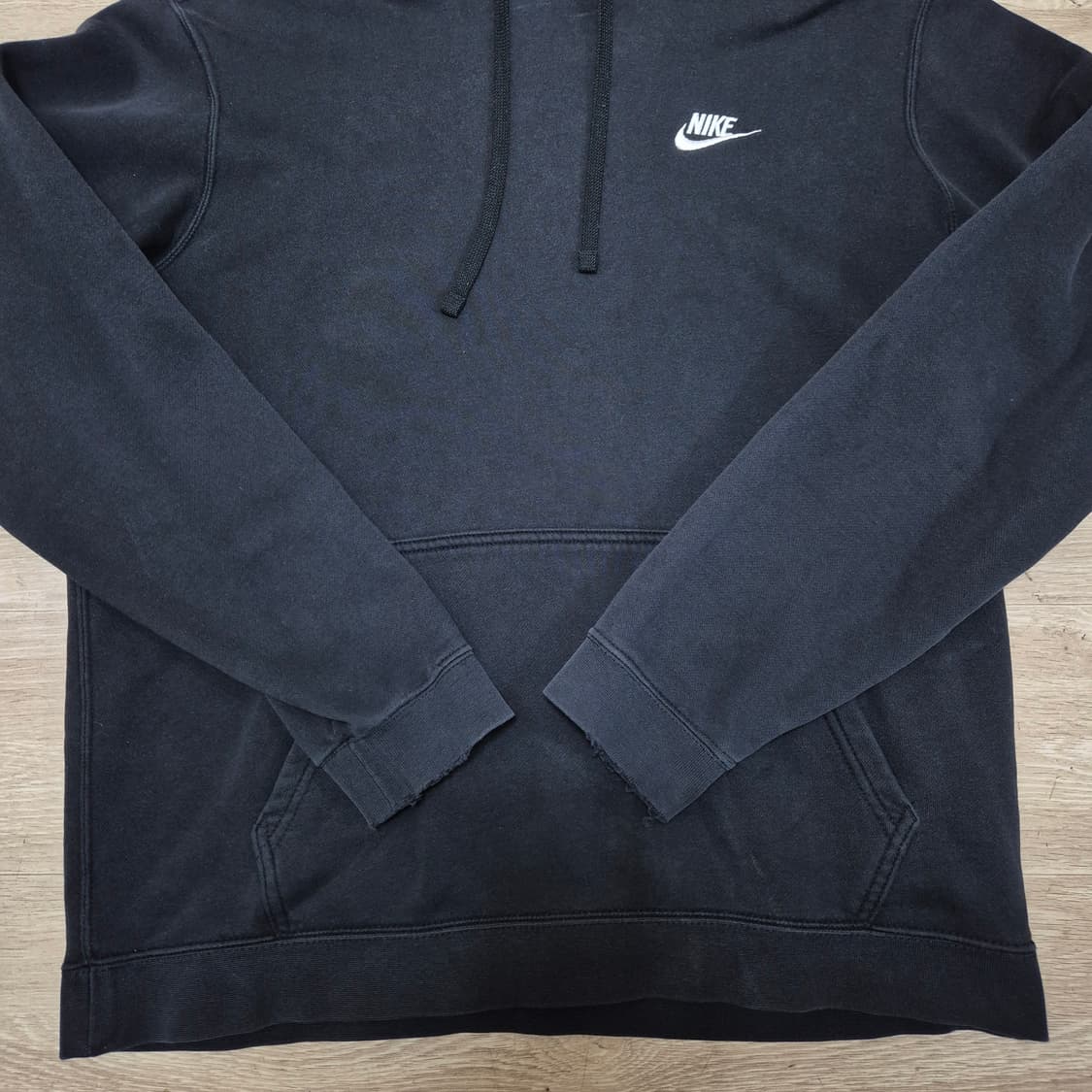 나이키 블랙 자수로고 후드티 XL(105) 상품이미지3