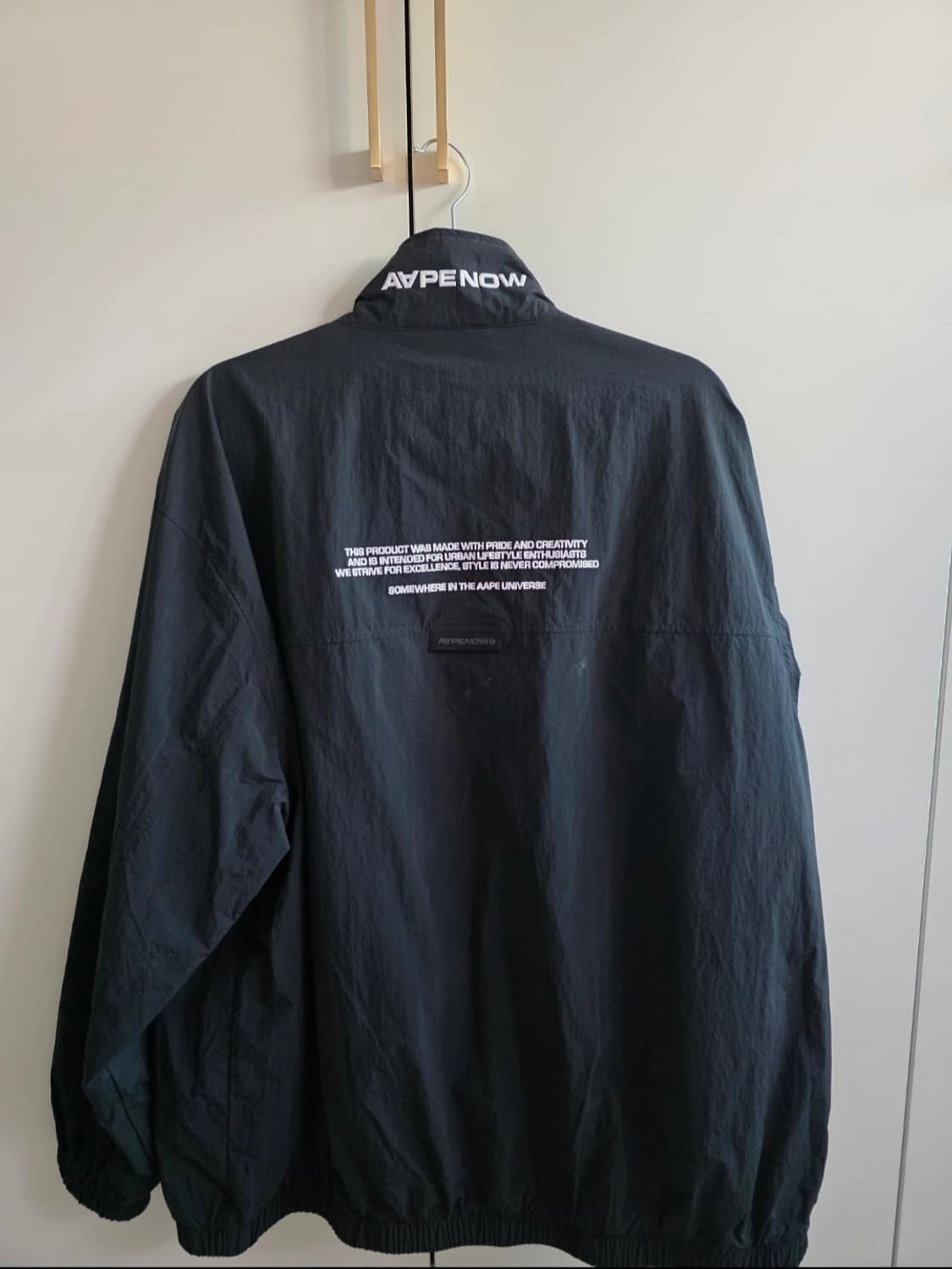 AAPE 나우 라이트 웨이드 자켓 블랙 상품이미지2