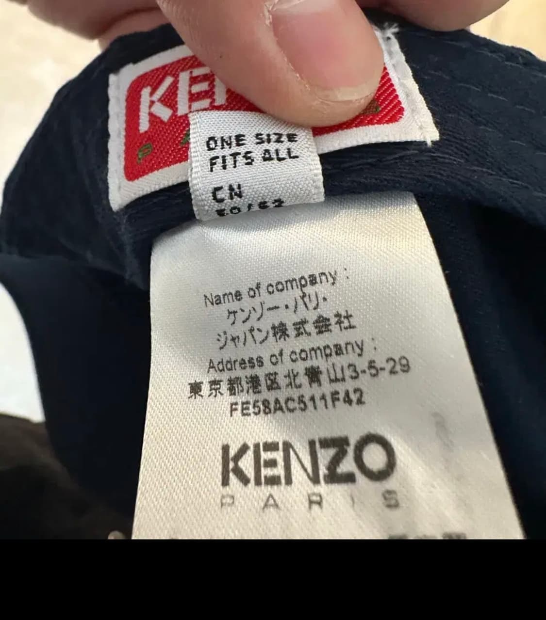 겐조 x 베르디 볼캡 네이비 상품이미지3