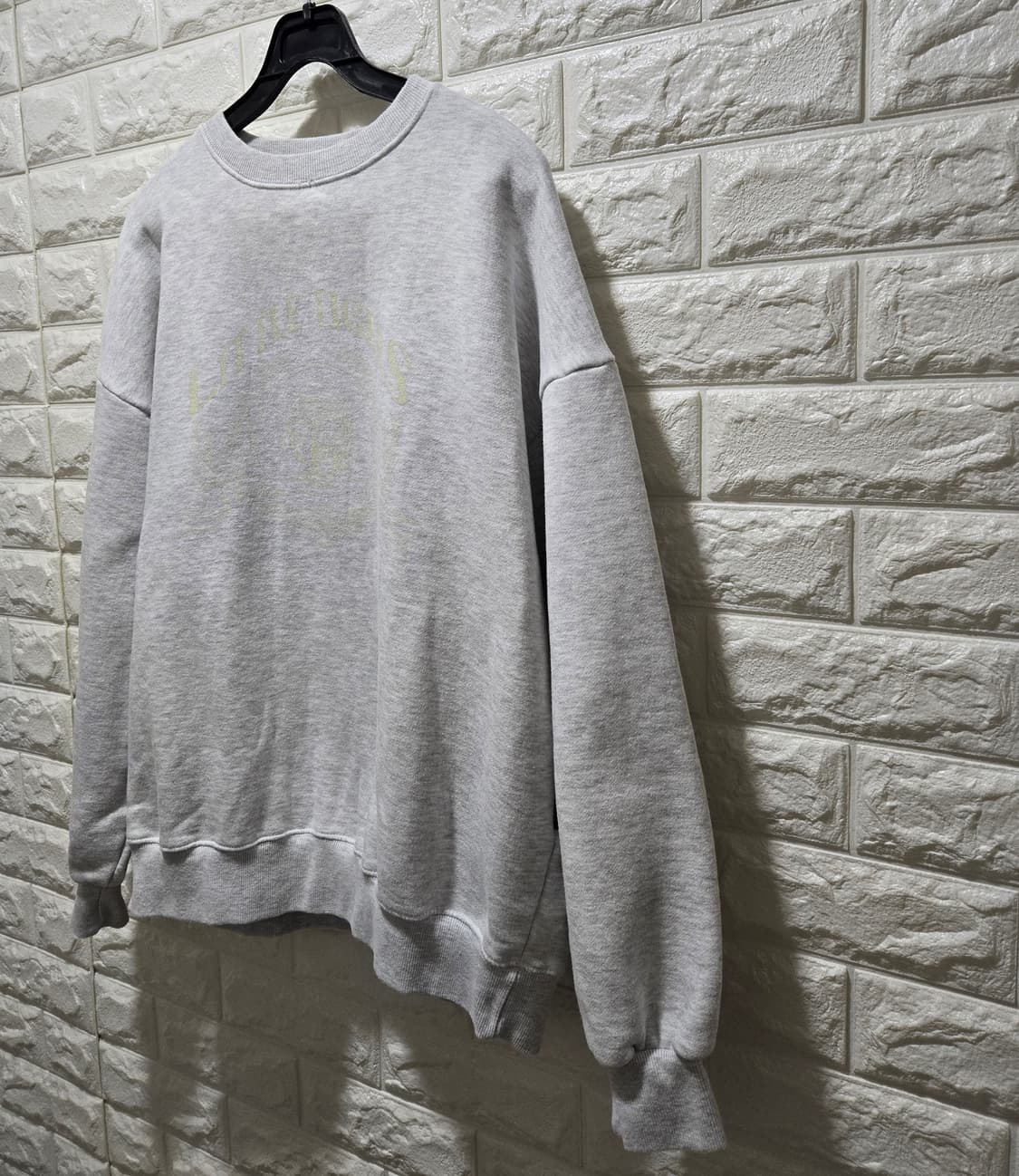 론론 기모 맨투맨 스웨트셔츠 L 상품이미지3