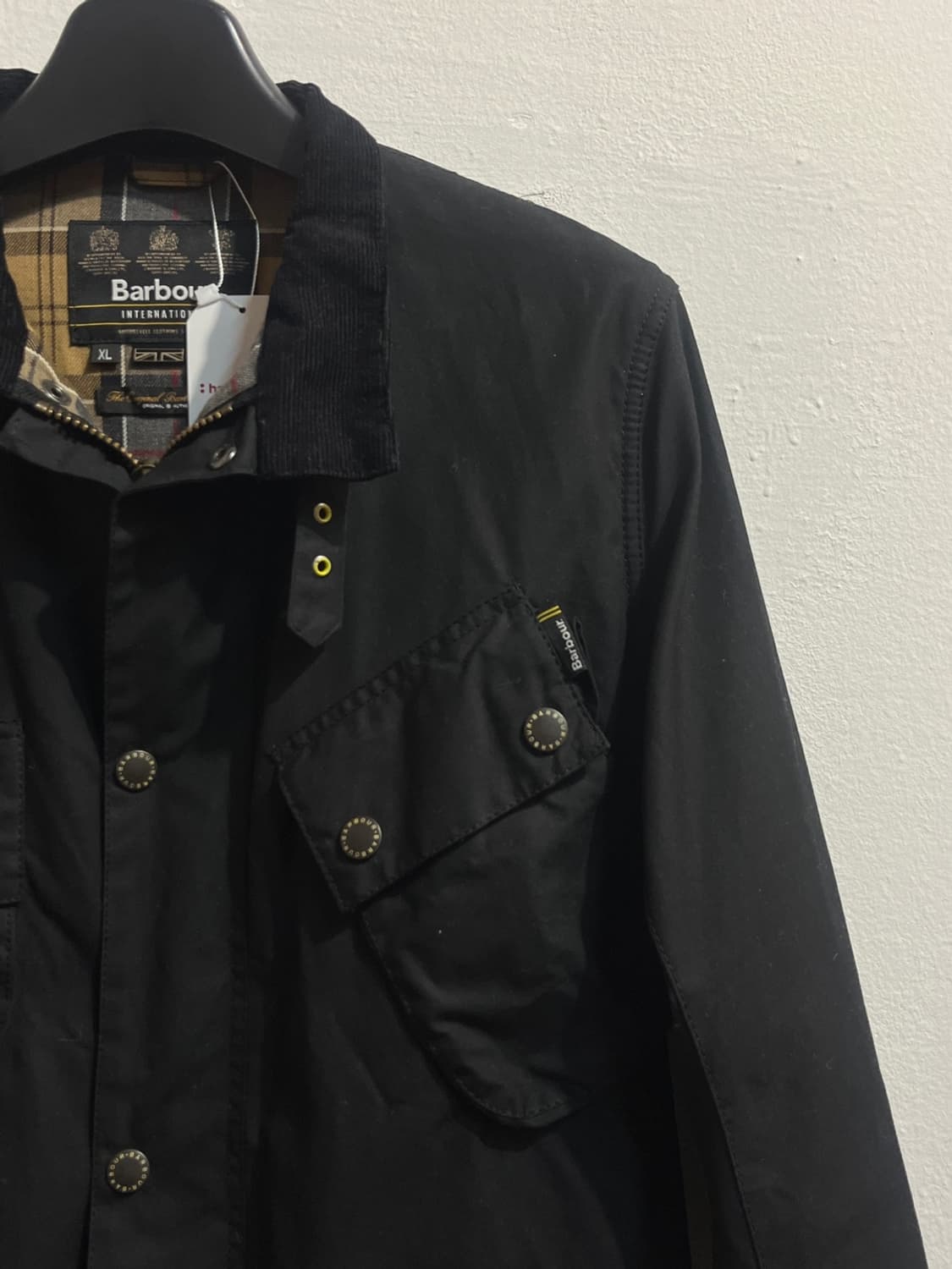 바버 인터내셔널 슬림 왁스 자켓 상품이미지4