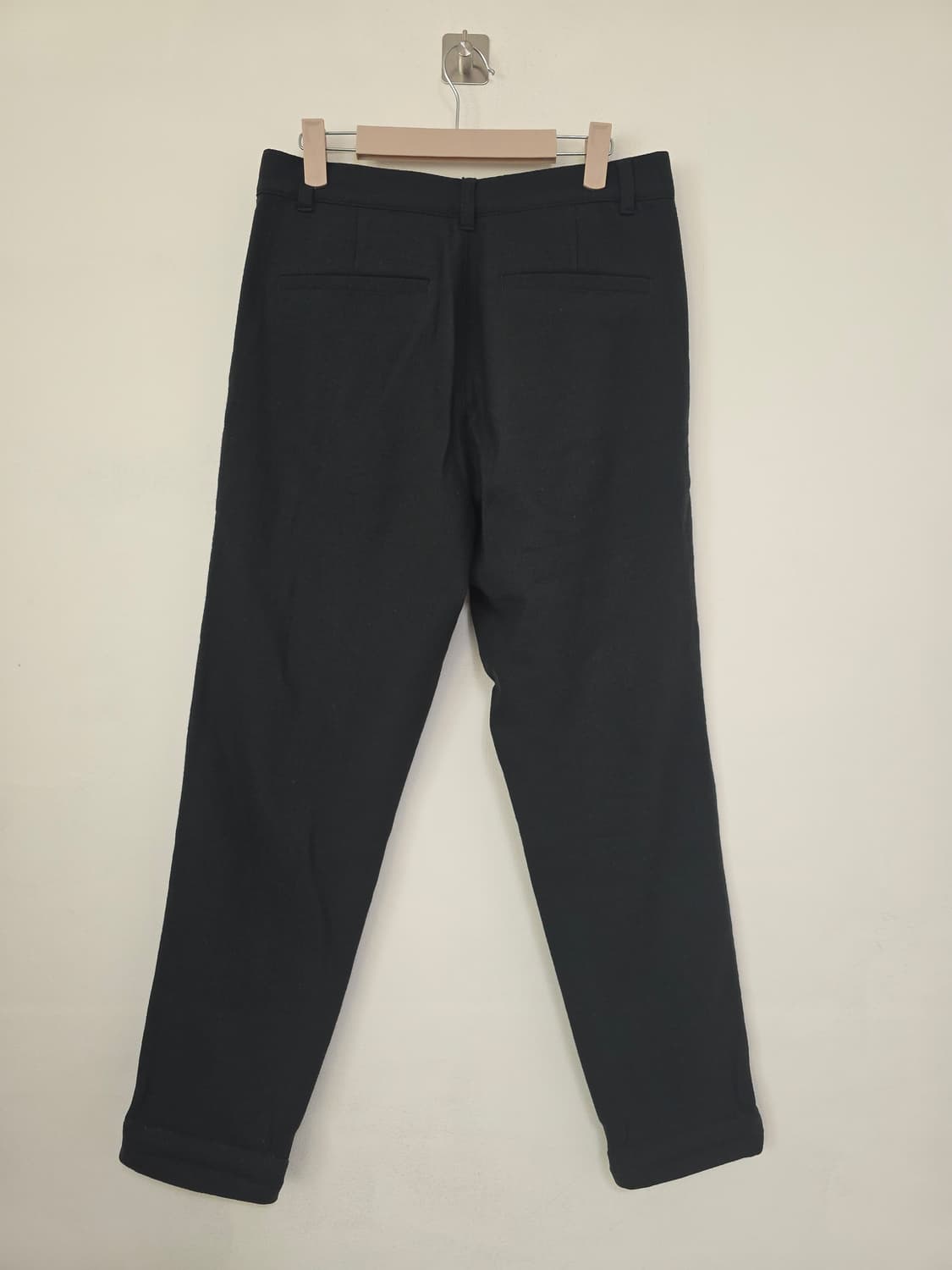 COS 코스 울 슬랙스 팬츠 EUR 44 딥그린 블랙 상품이미지2