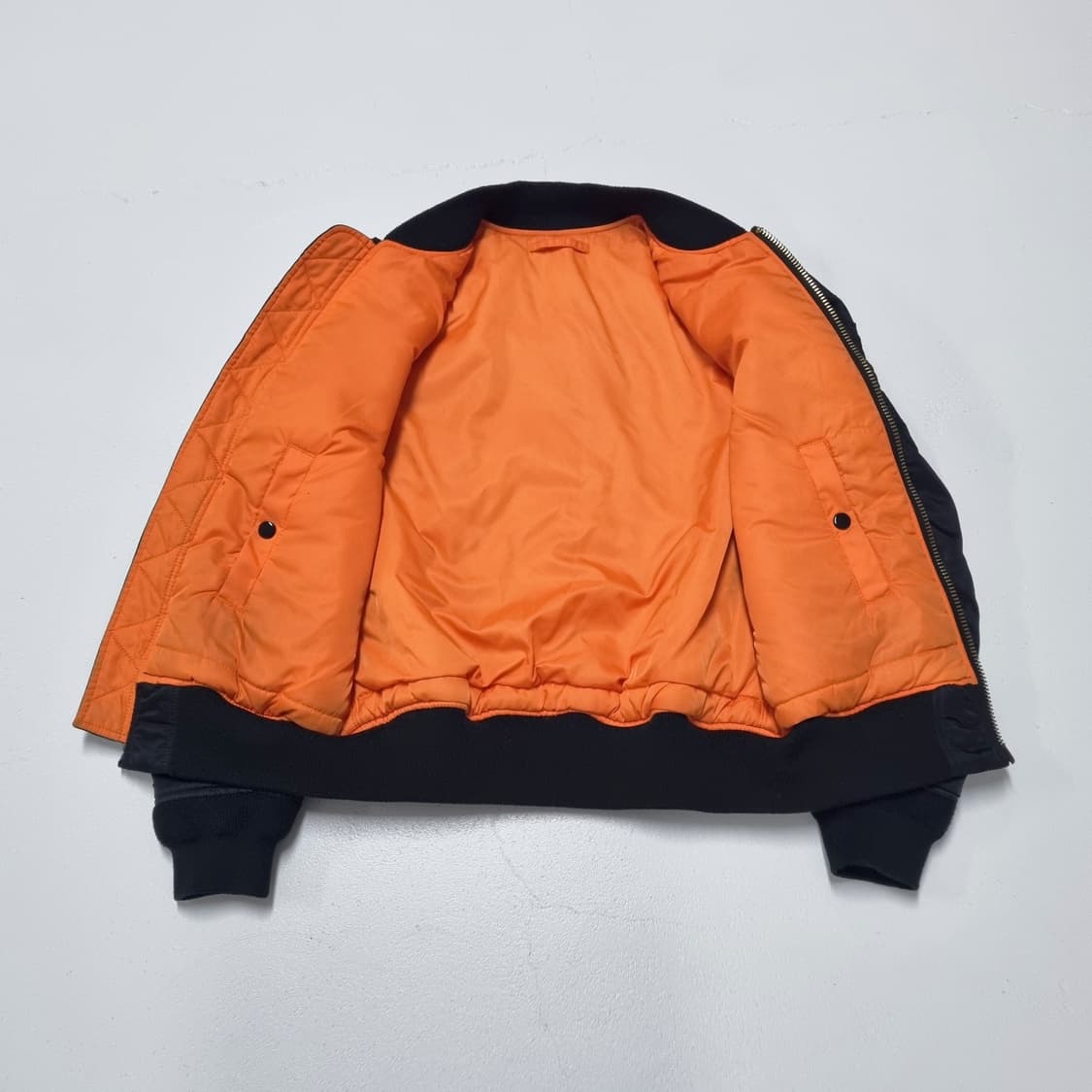 알파인더스트리 MA-1 봄버자켓 블랙 - S 상품이미지7