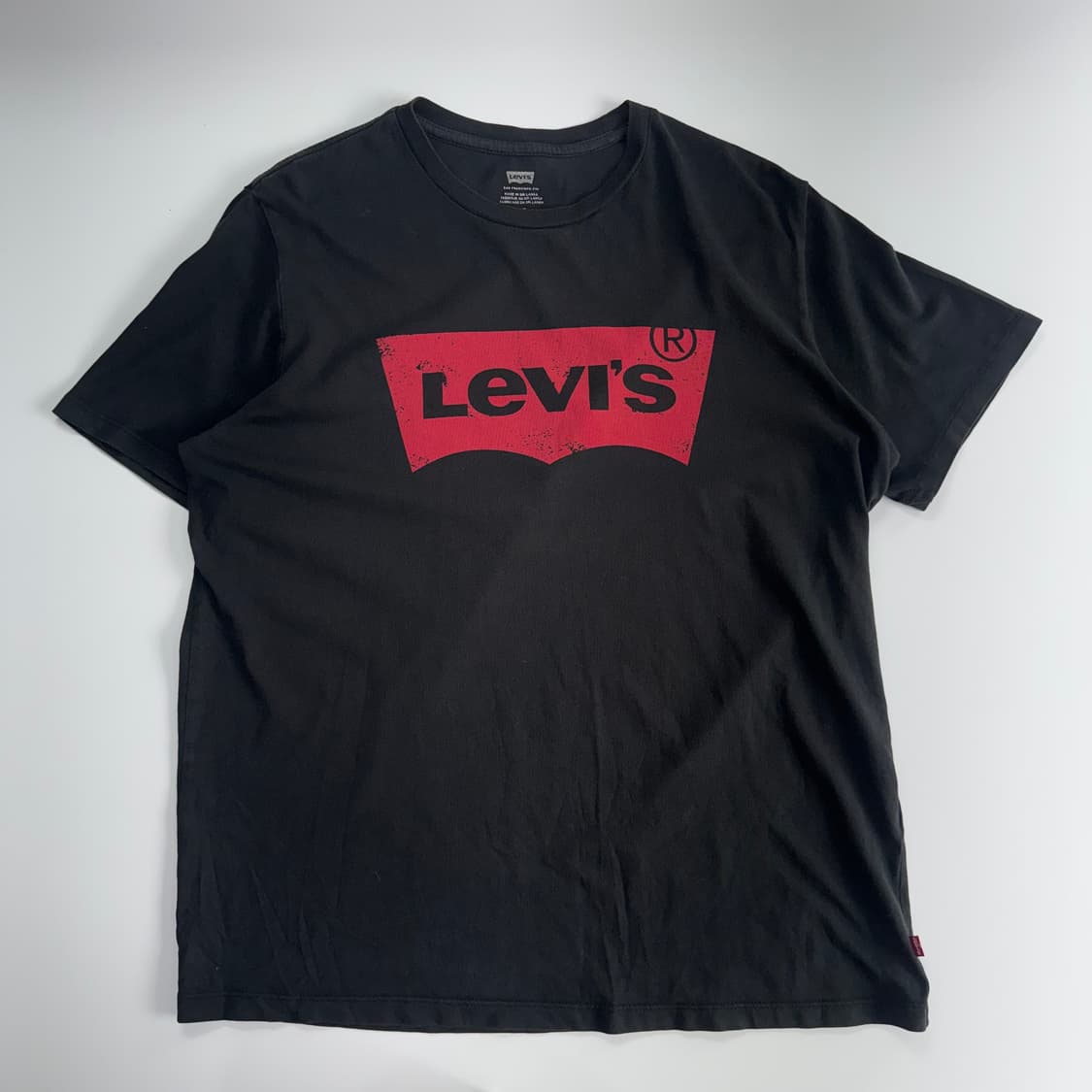 Levis 리바이스 레드 로고 블랙 반팔티 상품이미지3