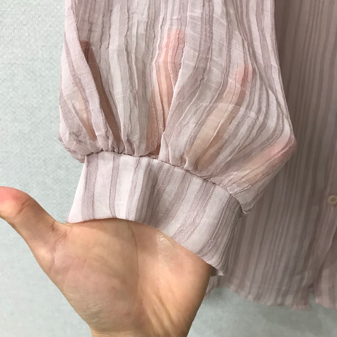 핑크 스트라이프 블라우스 상품이미지6