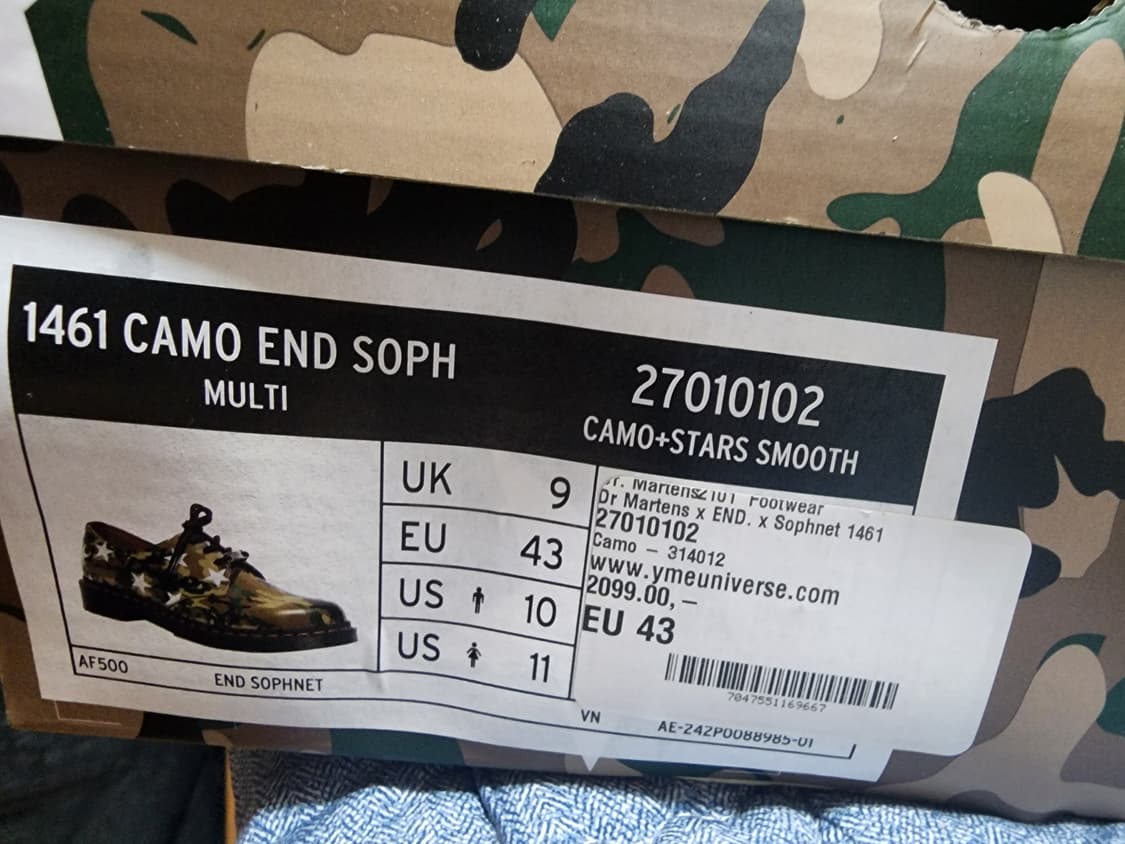 닥터마틴X엔드X소프넷 1461 카모스타 상품이미지2
