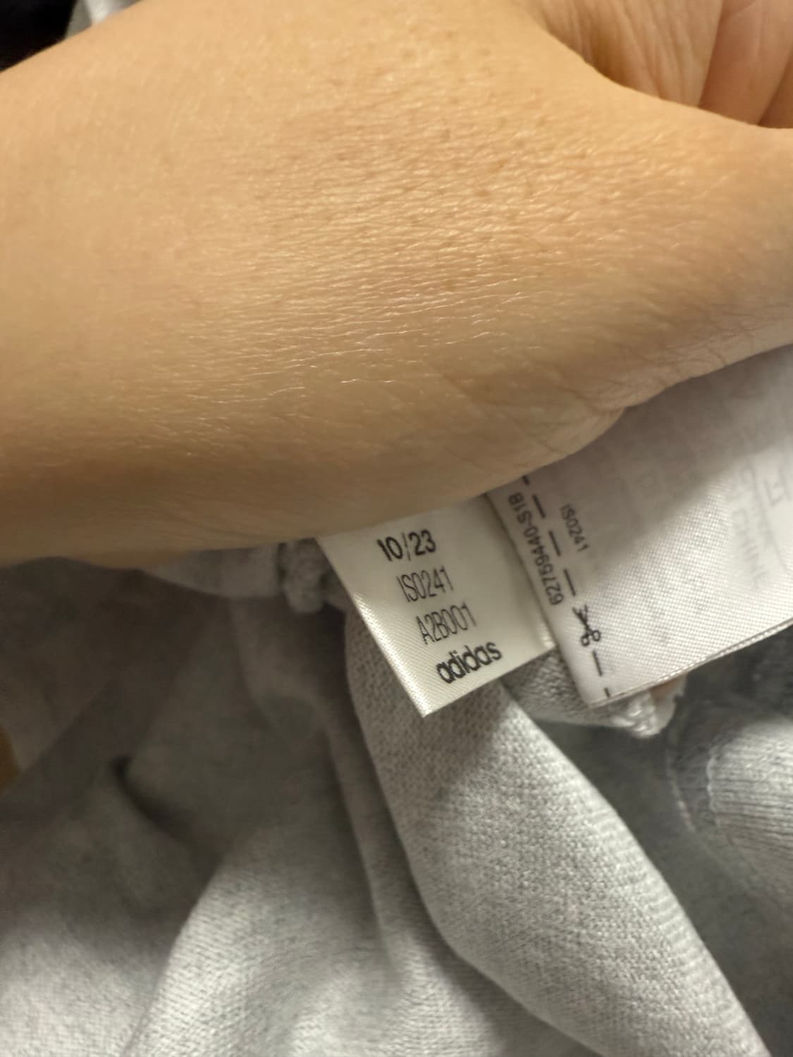 아디다스 오리지널 하프집업 맨투맨 L사이즈 (그레이) 상품이미지5