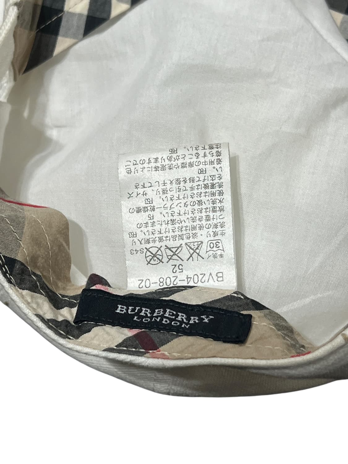 Burberry White Hunting Cap 상품이미지6