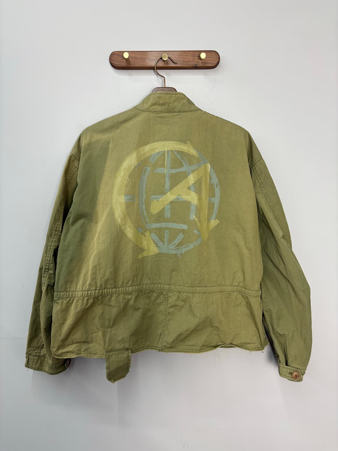 클럽액티비티 X LMC 크롭 M-65 올리브그린 자켓 A3491 상품이미지5