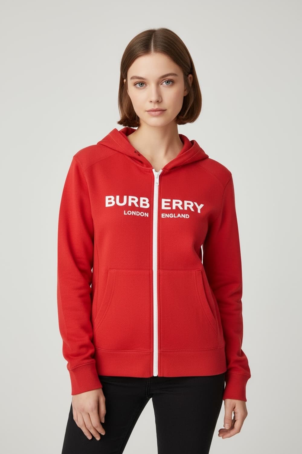 버버리 로고 프린팅 후드 집업(14세/루즈55,66) 상품이미지1