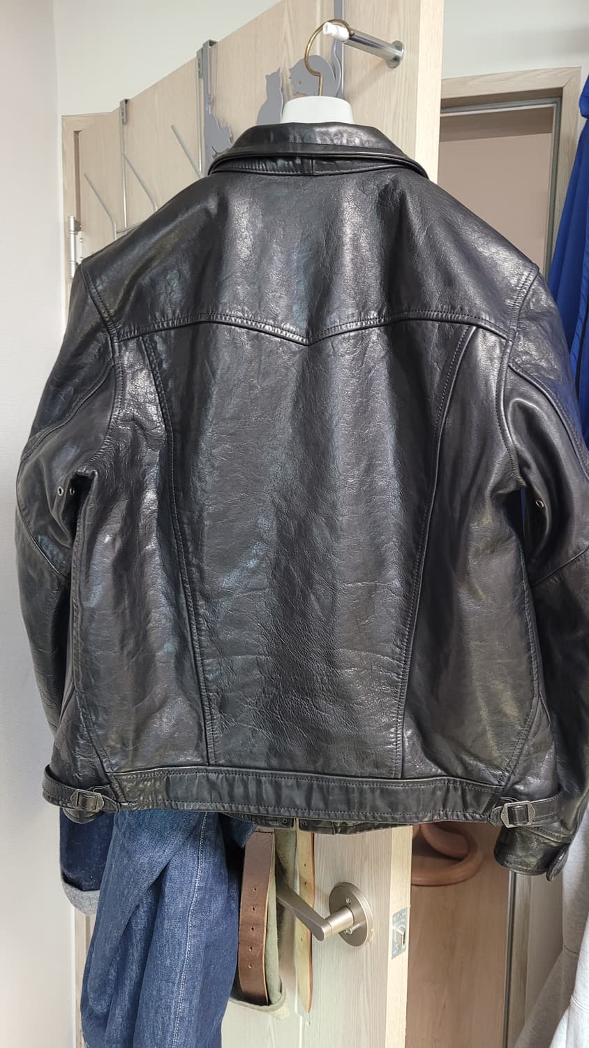 Veluokldly 풀그레인말가죽L멘도사자켓 상품이미지6