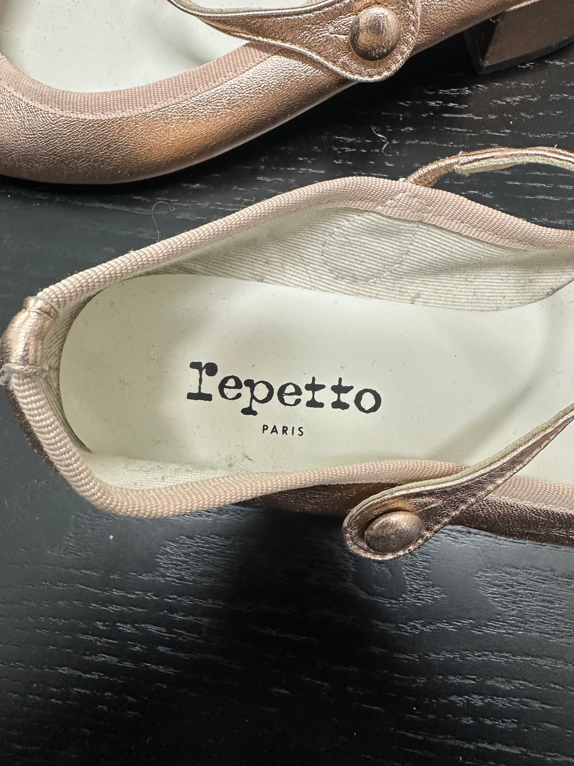 레페토 로즈 로즈골드 플랫 슈즈 상품이미지5
