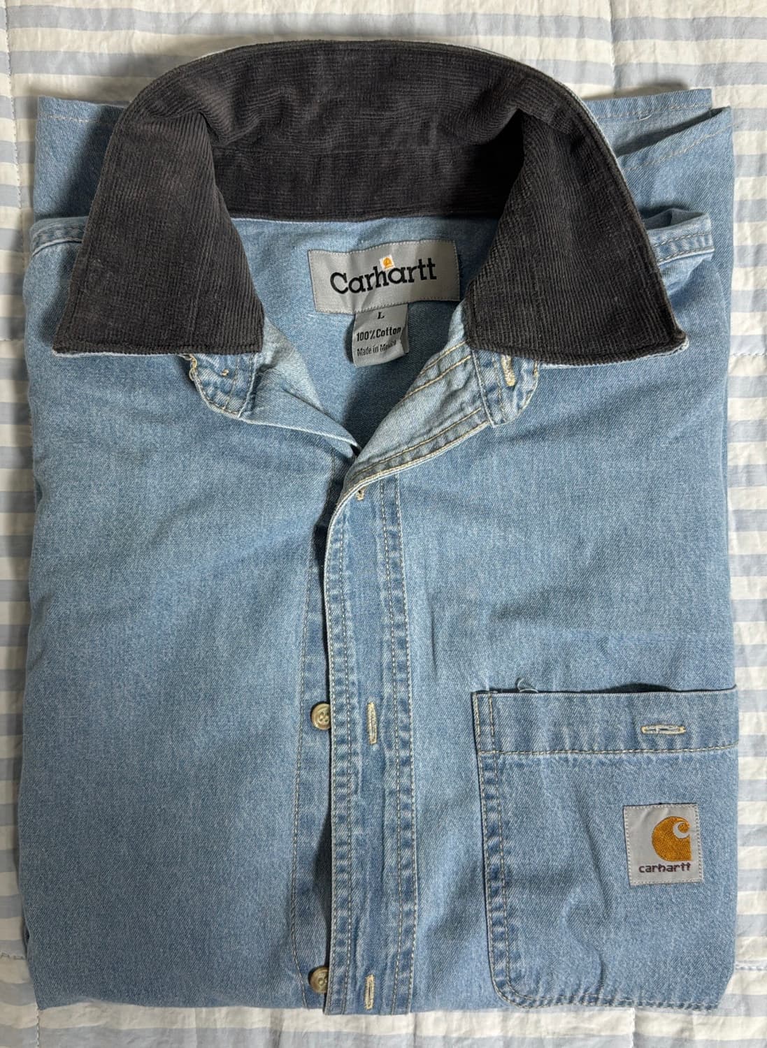 Carhartt 데님 셔츠 L 사이즈 상품이미지1