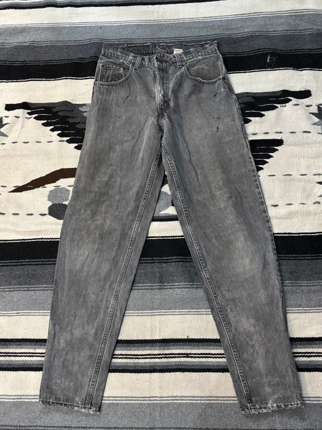 90's MADE IN USA 🇺🇸 리바이스 560 루즈핏 흑청 상품이미지7