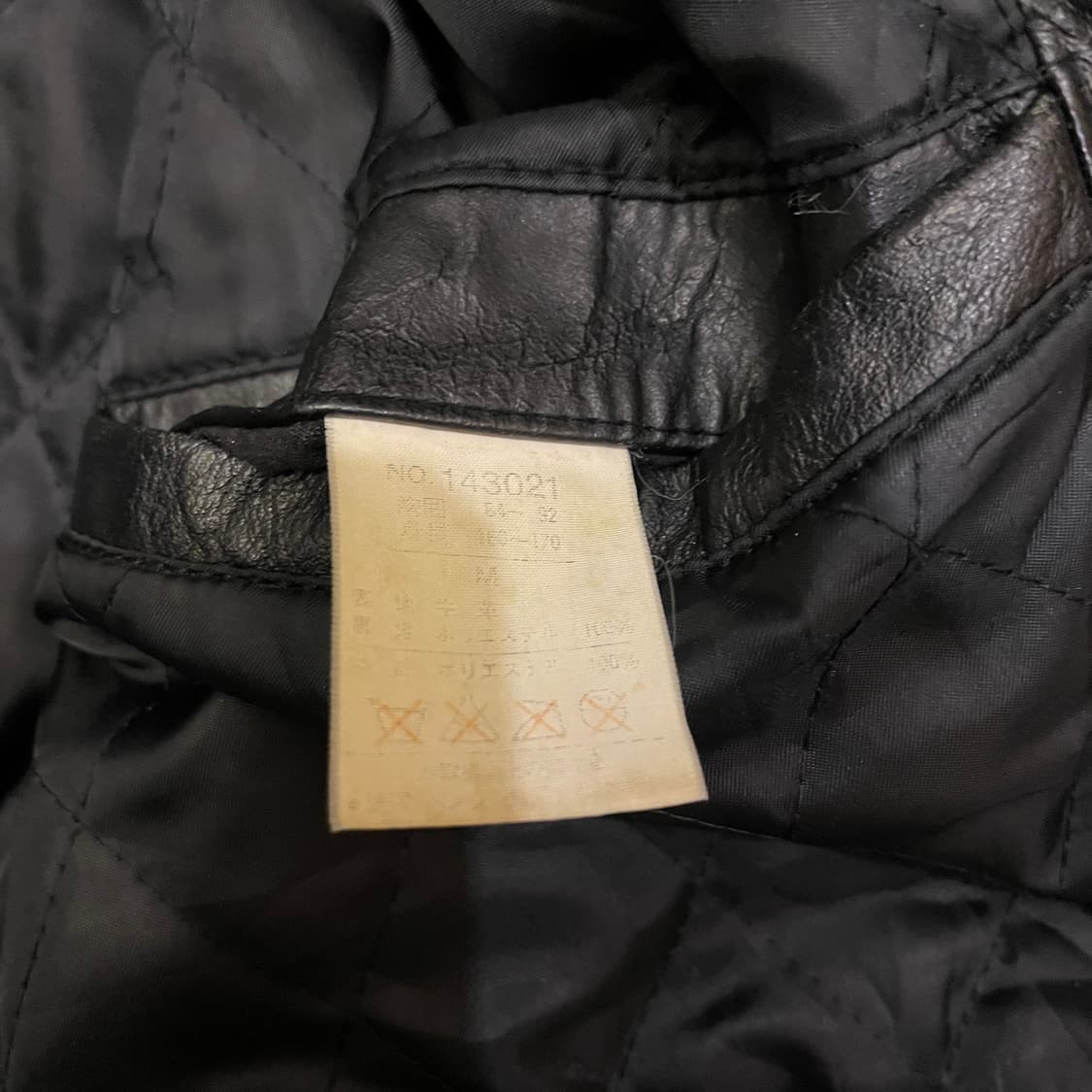 Vintage D'HOMME 양가죽 레더 카코트 상품이미지7