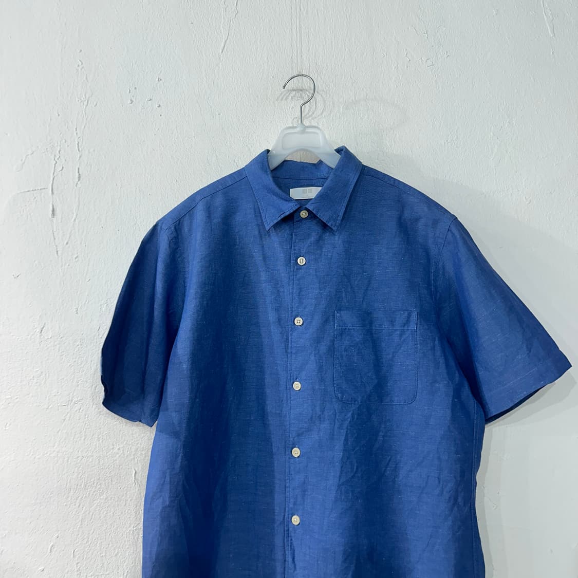 유니클로 린넨 반팔셔츠 L 상품이미지2