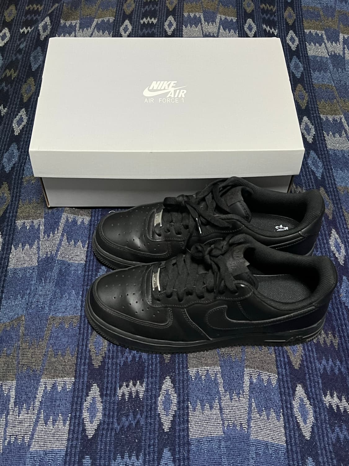 Nike Air Force 1 '07 Low Triple Black 상품이미지2