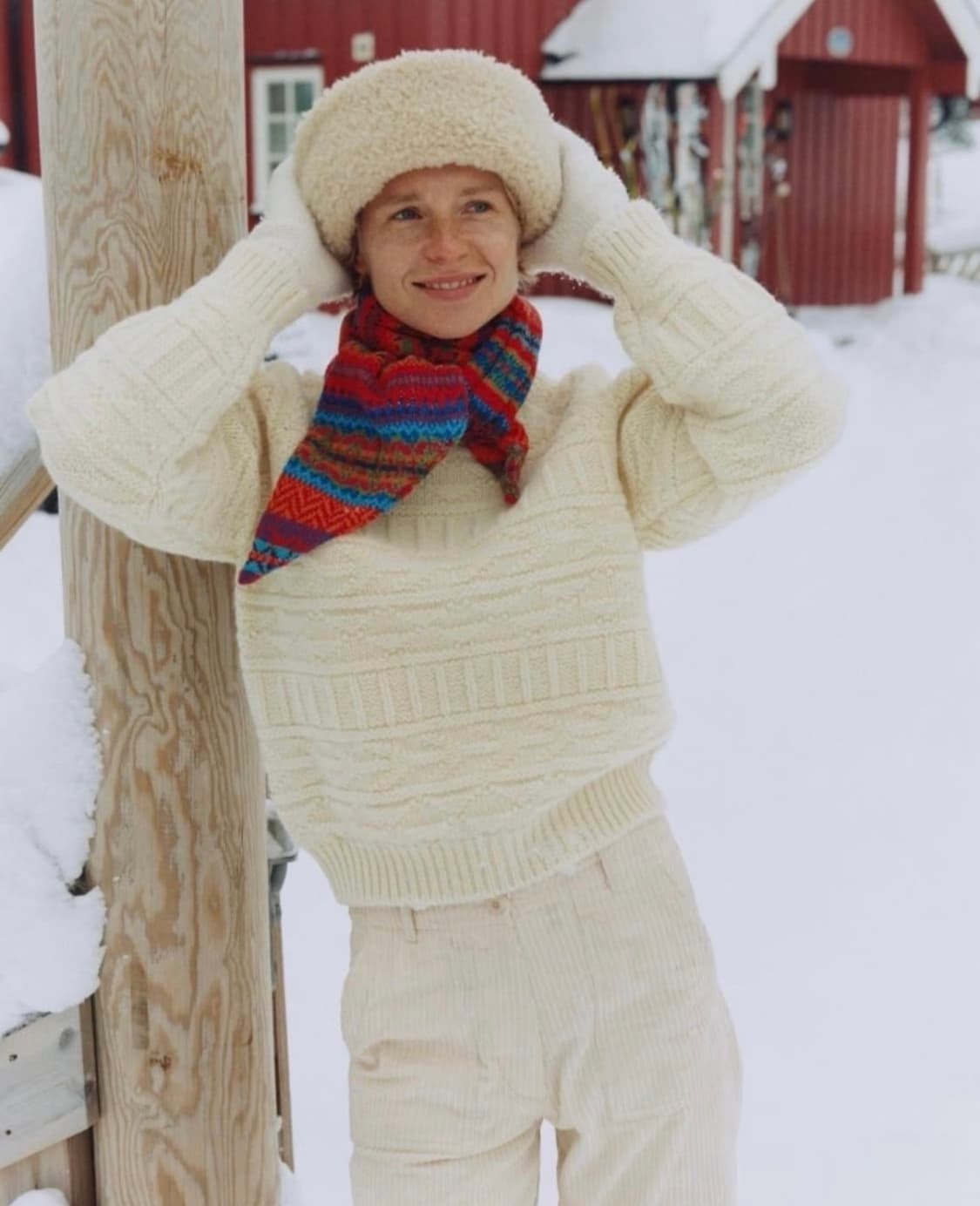 낫띵리튼 케이블니트 상품이미지1