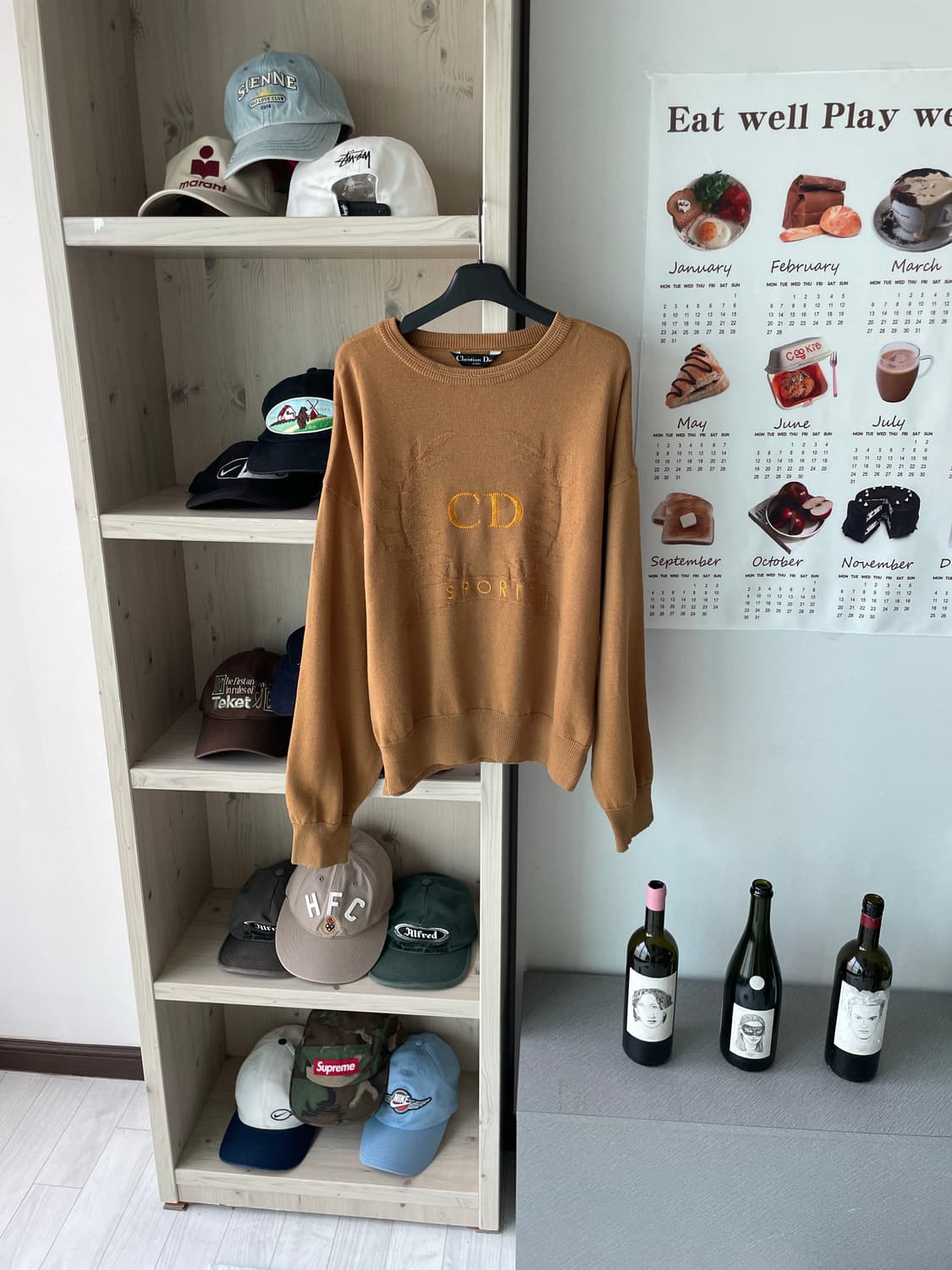 디올 빅로고 카멜 니트 상품이미지2