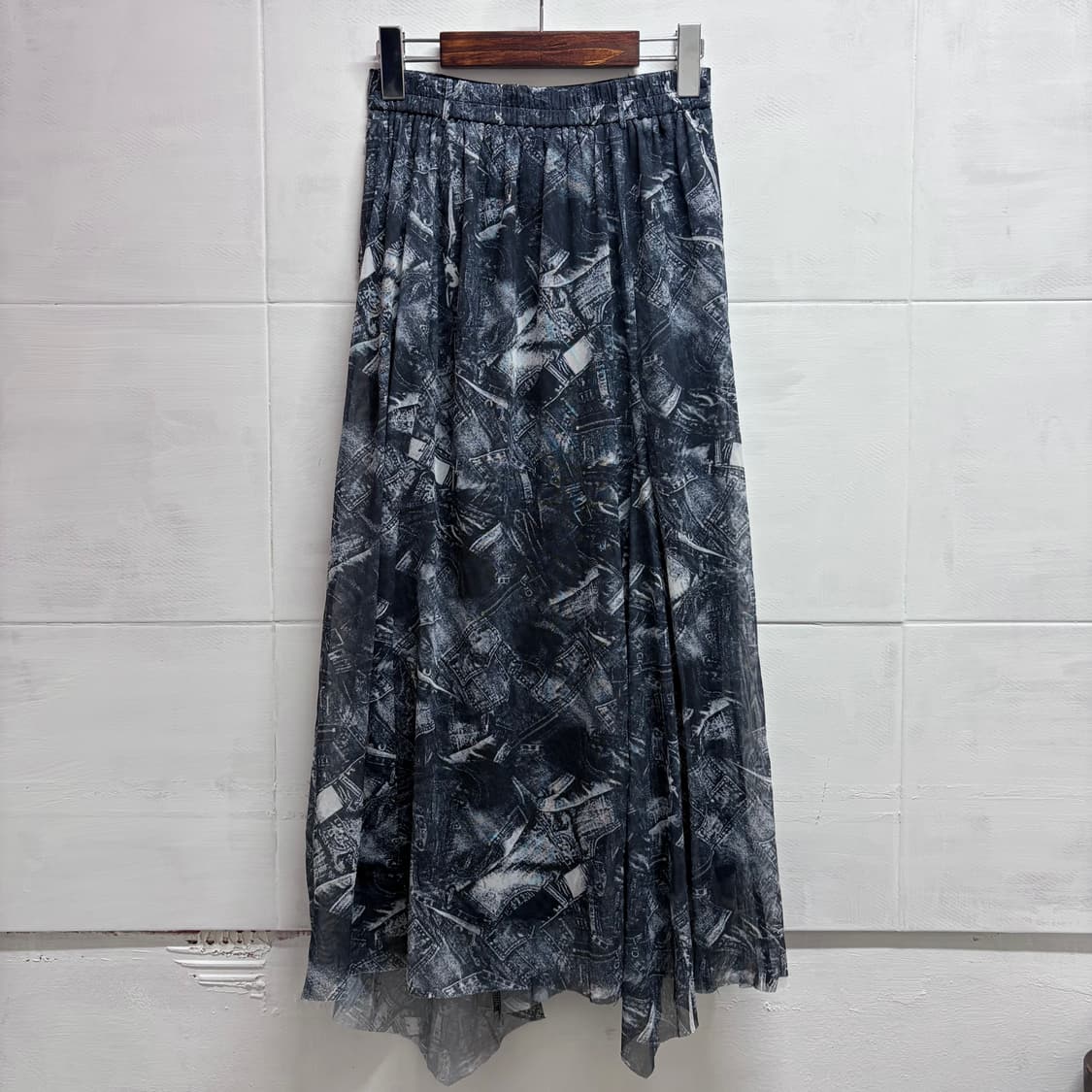 RAY CASSIN 언발 셔링 페어리 롱 스커트  JPN 상품이미지4